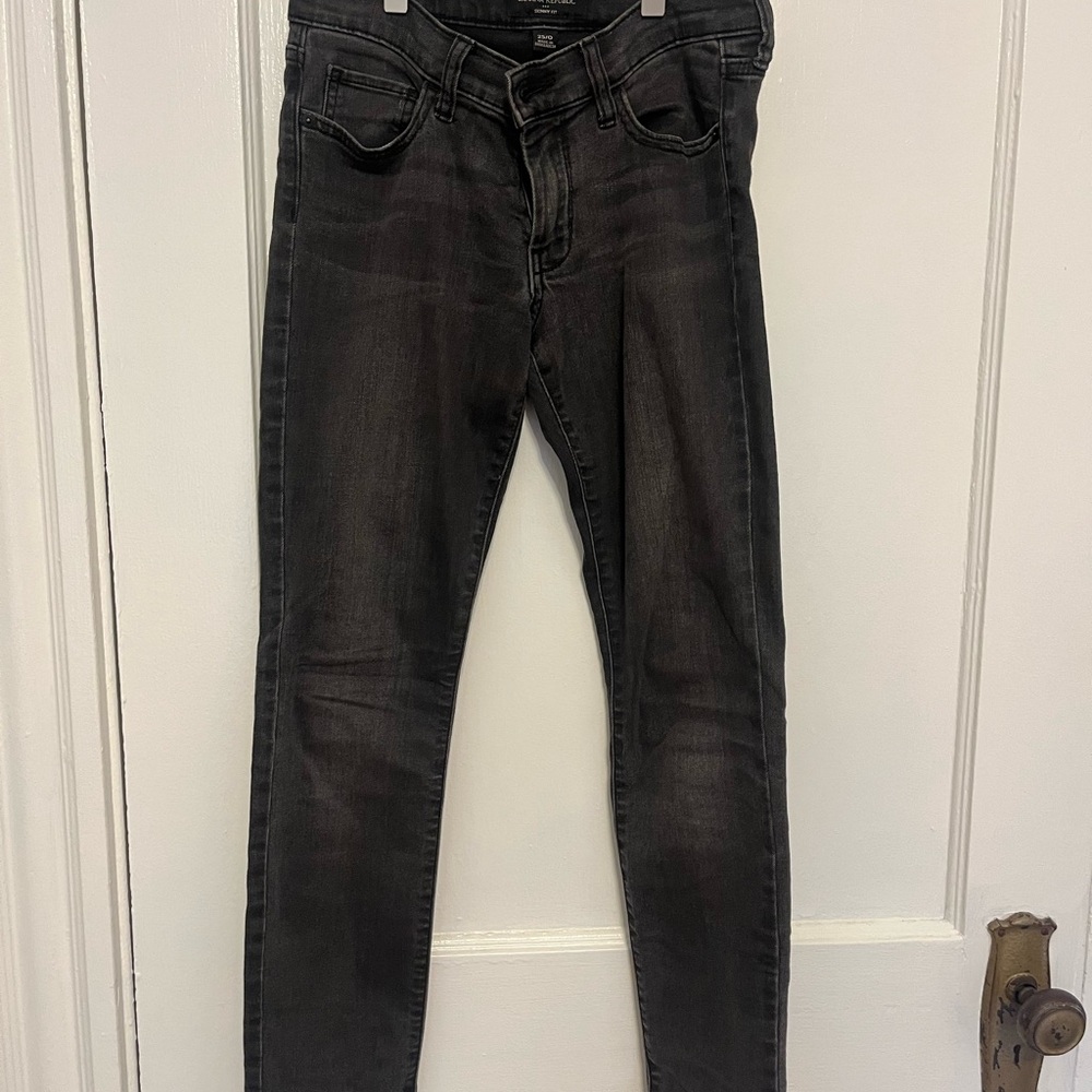 Banana Republic Dark Gray Skinny Jeans